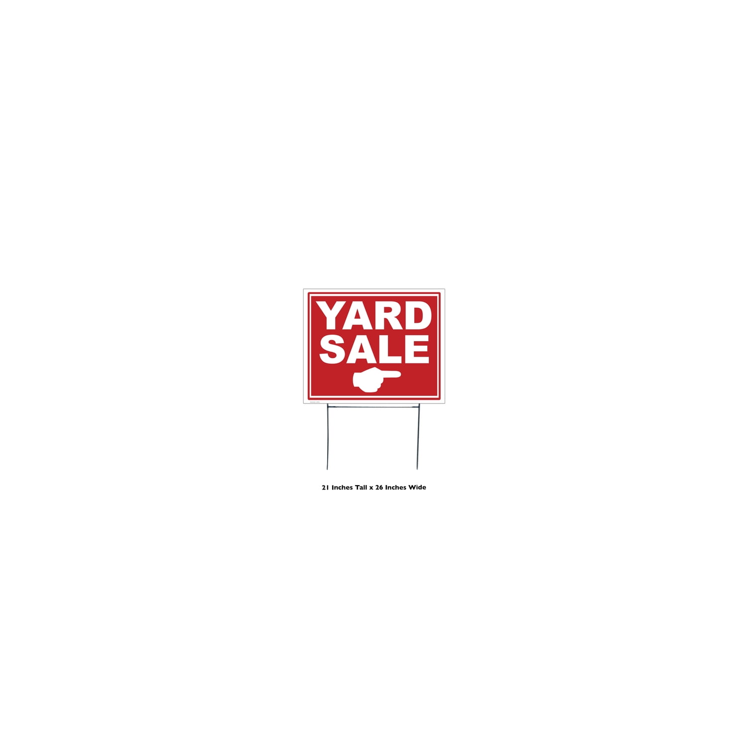 Picture of Advanced Graphics 3075 21 x 26 in. Yard Sale Right Yard Sign
