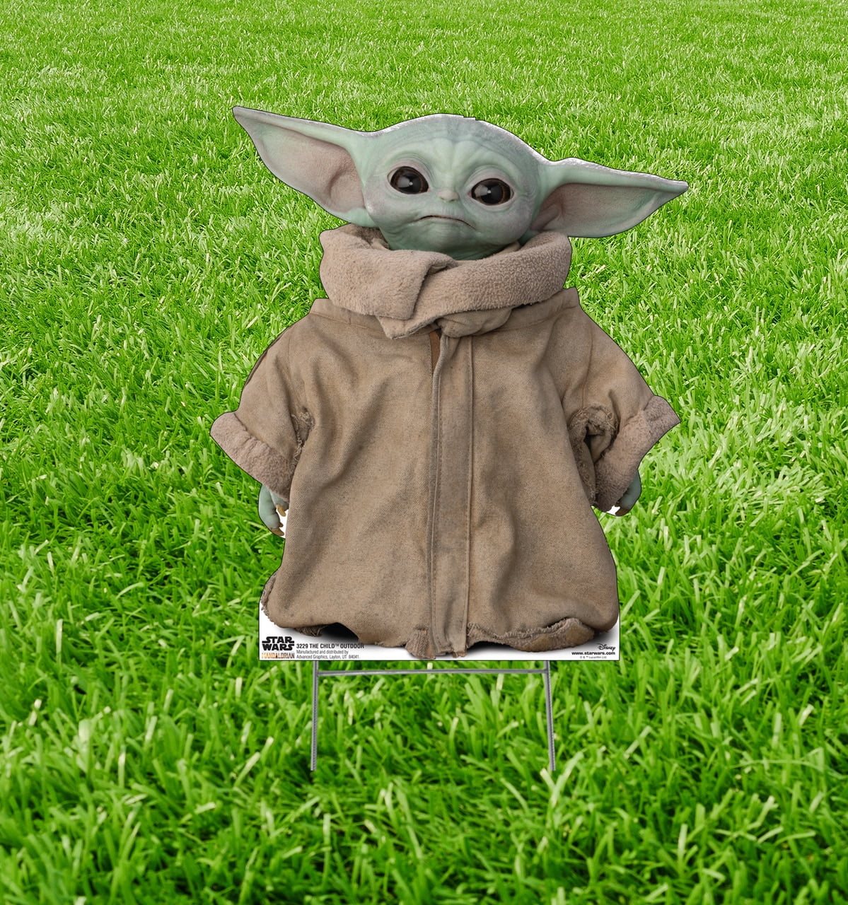18 x 15 in. The Child Outdoor Cardboard Cutout, The Mandalorian