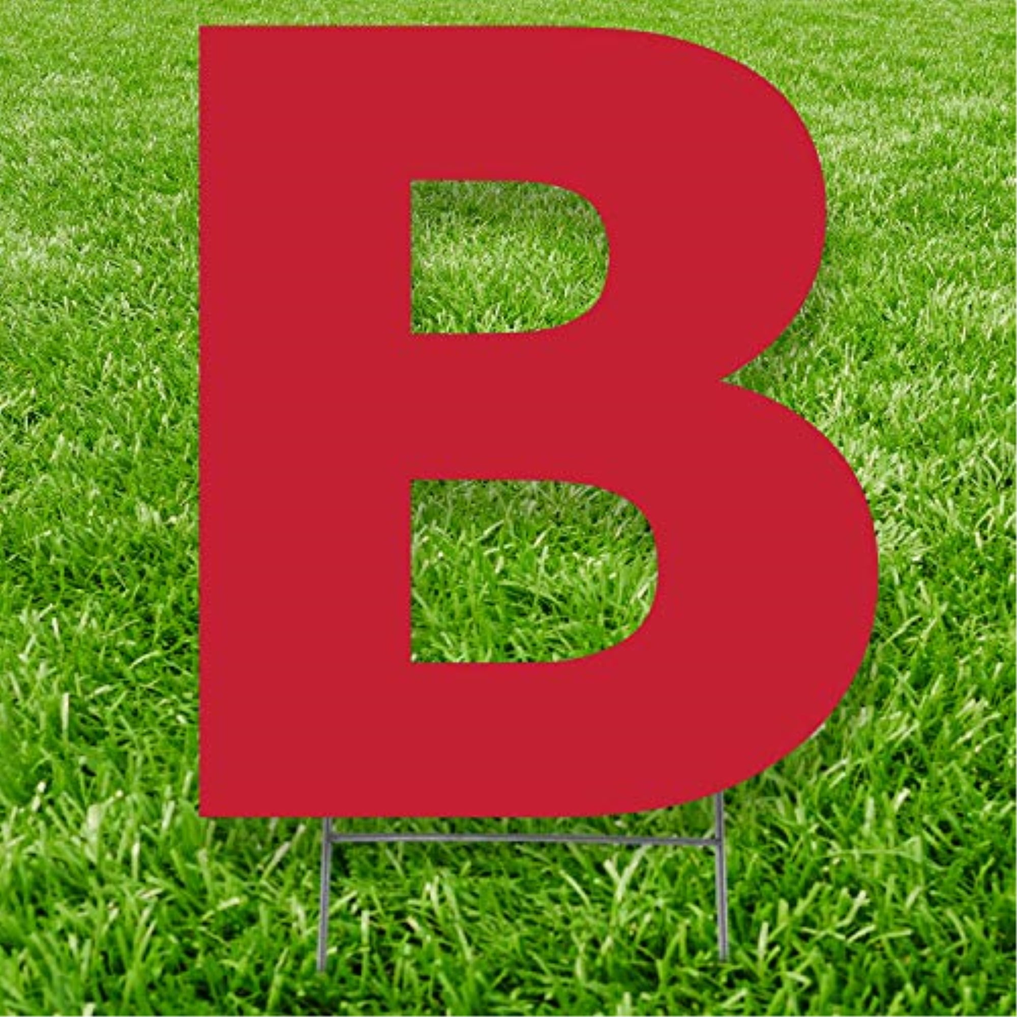 Picture of Advanced Graphics 3244 20 x 15 in. Letter B Yard Sign&#44; Red