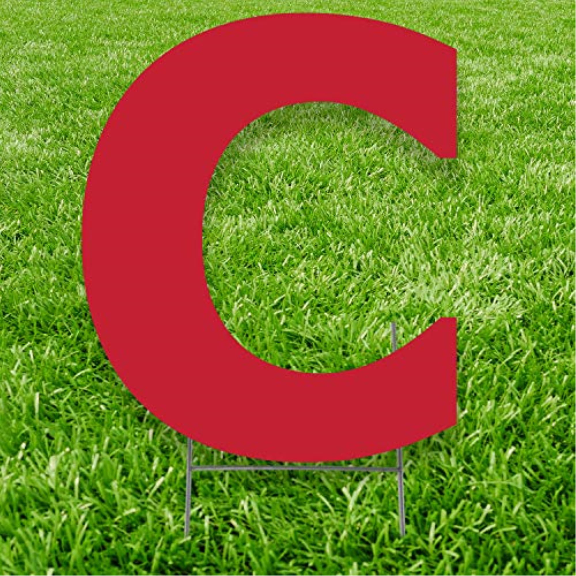 Picture of Advanced Graphics 3245 20 x 15 in. Letter C Yard Sign&#44; Red