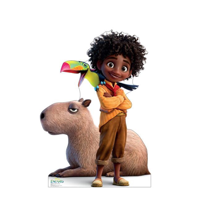 18 in. Antonio, Capybara & Toucan Mini Cardboard Cutout Standee - Encanto