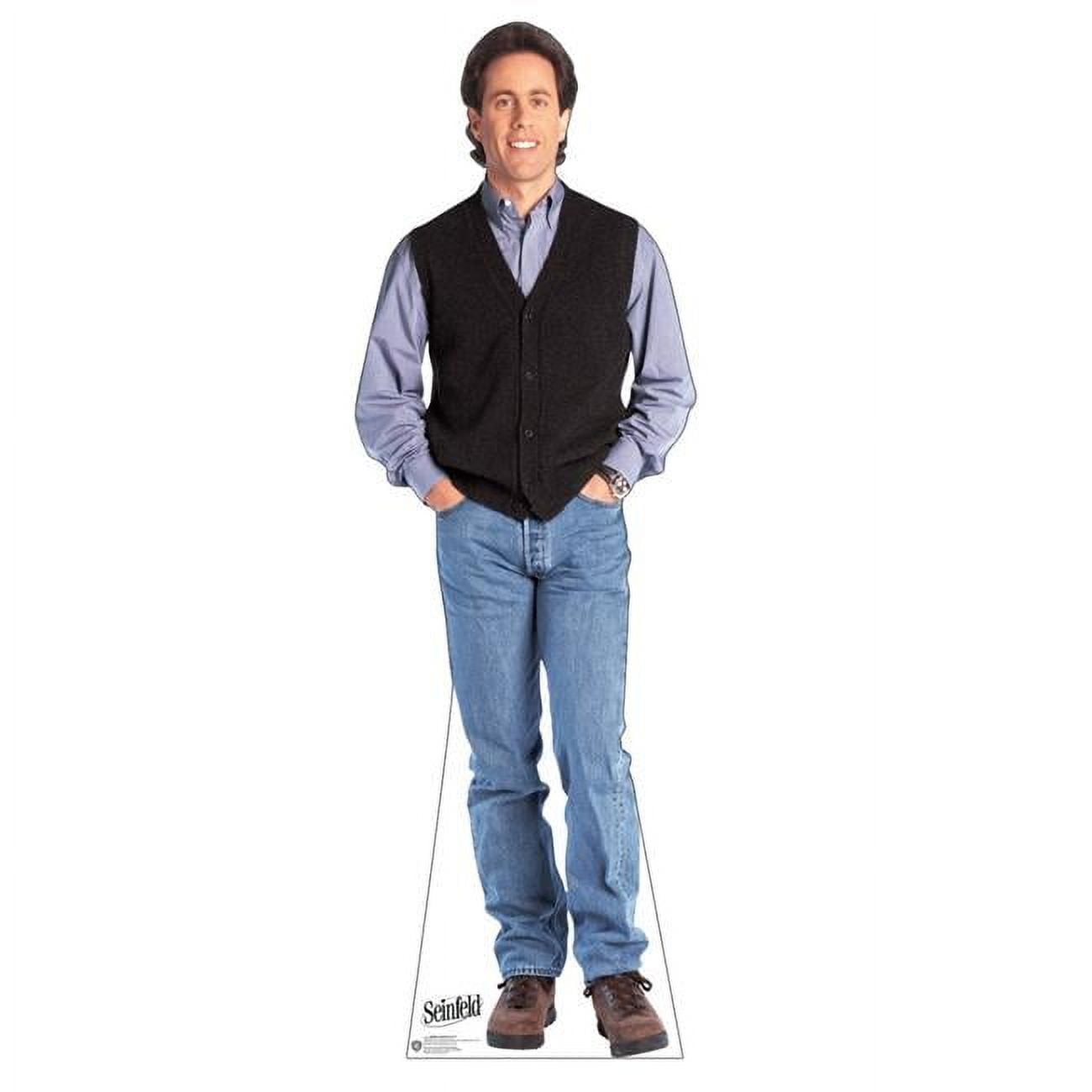 71 x 24 in. Jerry Seinfeld Cardboard Cutout