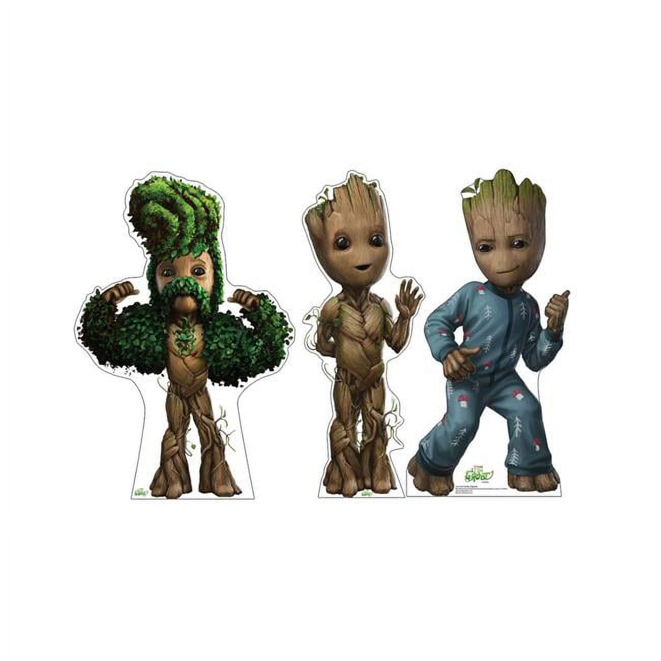 32 x 12 in. I am Groot Cardboard Cutout - Set of 3