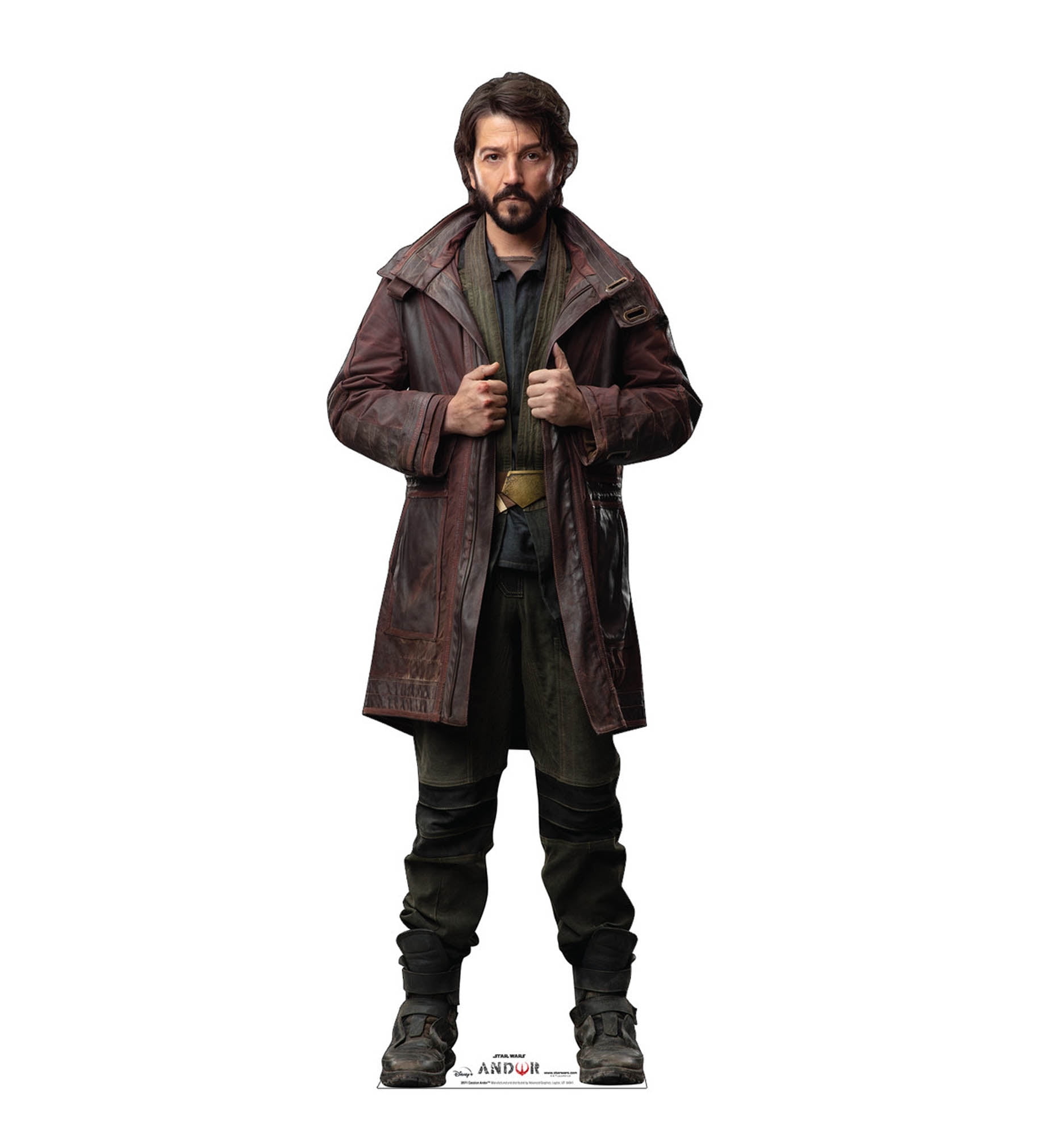 70 x 25 in. Cassian Andor Cardboard Cutout - Lucas & Disney Plus Andor Series