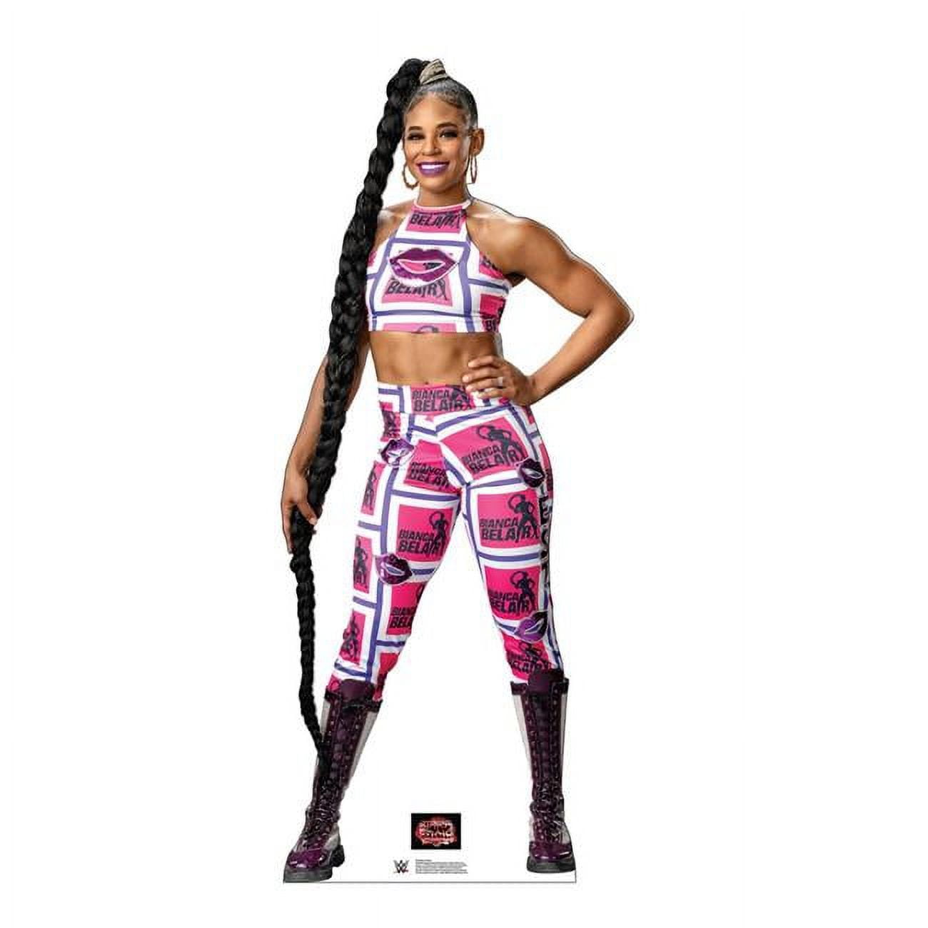 67 x 29 in. Bianca Belair Cardboard Cutout - WWE Superstar