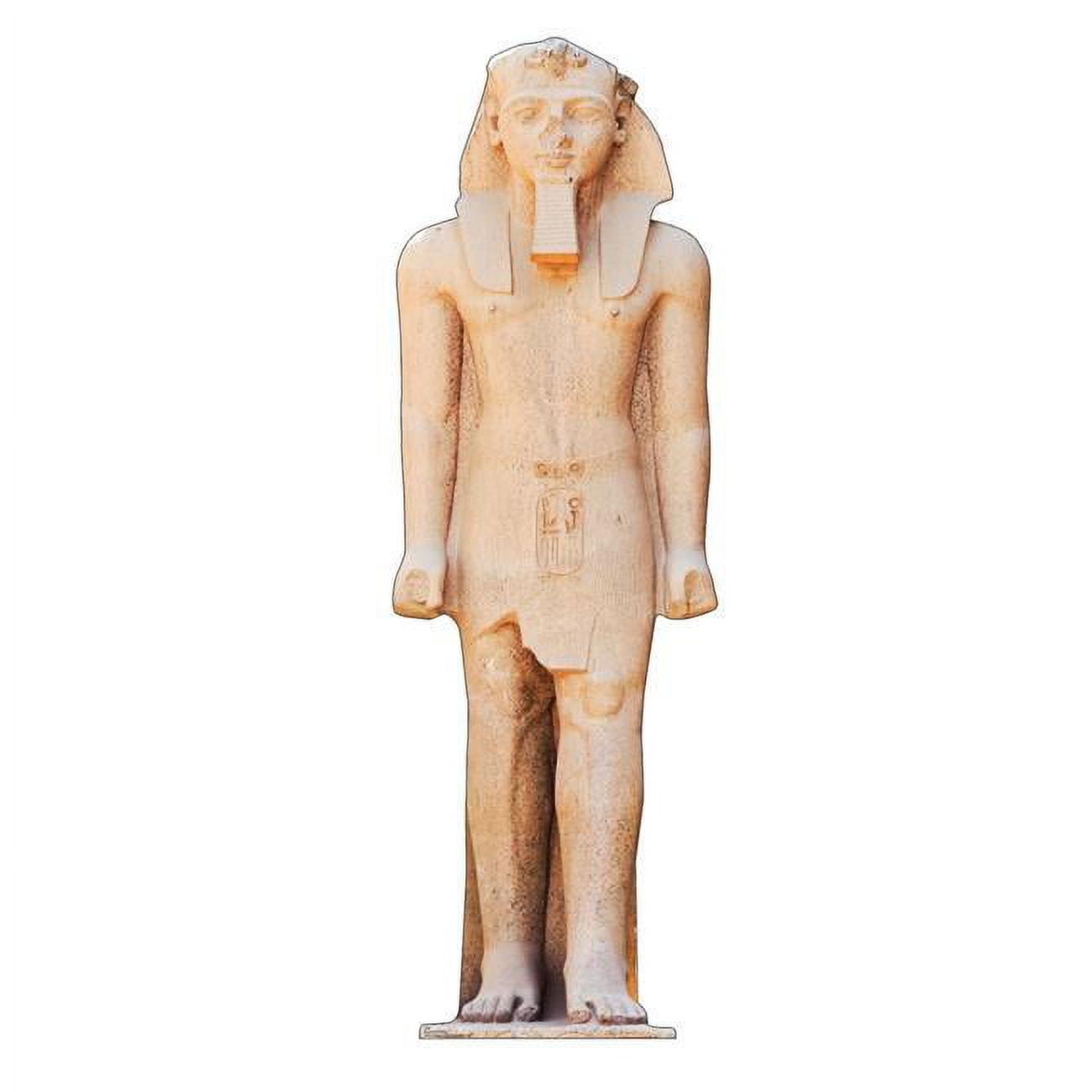 74 x 24 in. Rameses II Cardboard Statue