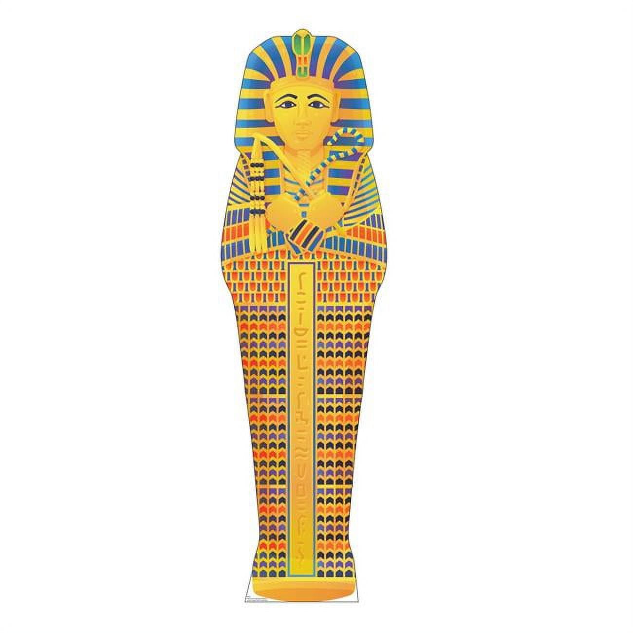 72 x 21 in. Pharaoh Sarcophagus Mummy Cardboard Cutout