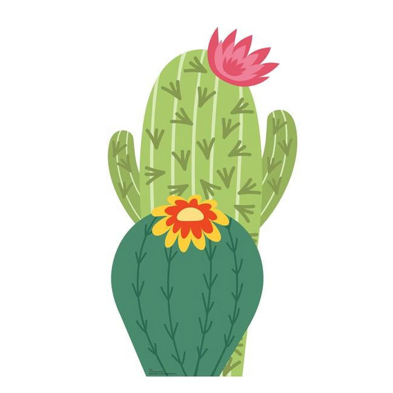 40 in. Cactus Group Cardboard Cutout