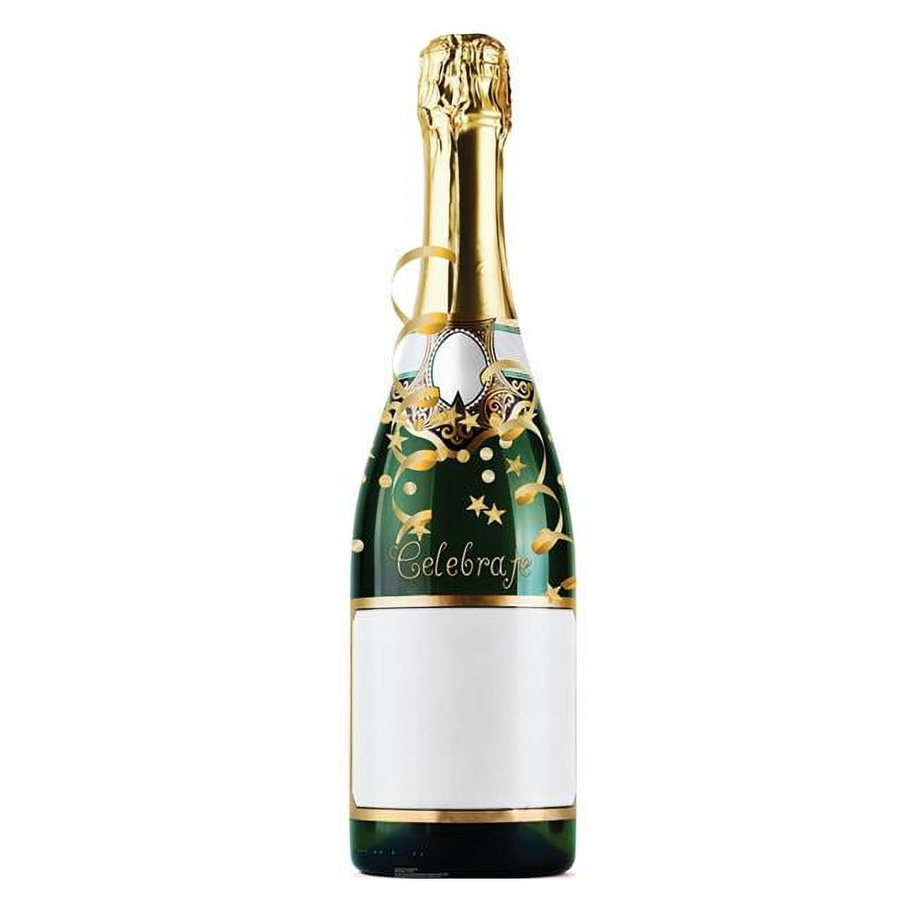 76 x 20 in. Blank Champagne Bottle Life-Size Cardboard Cutout