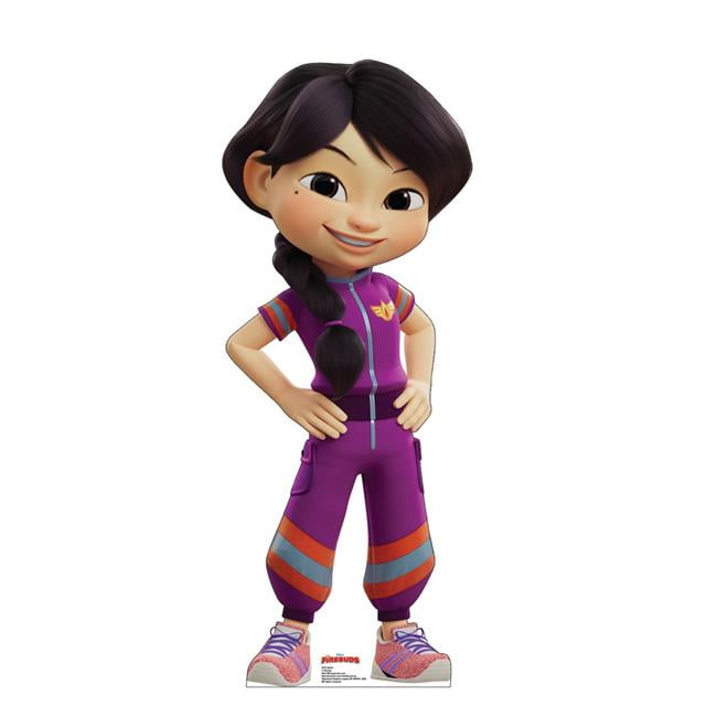 45 x 17 in. Violet Firebuds Life-Size Cardboard Cutout