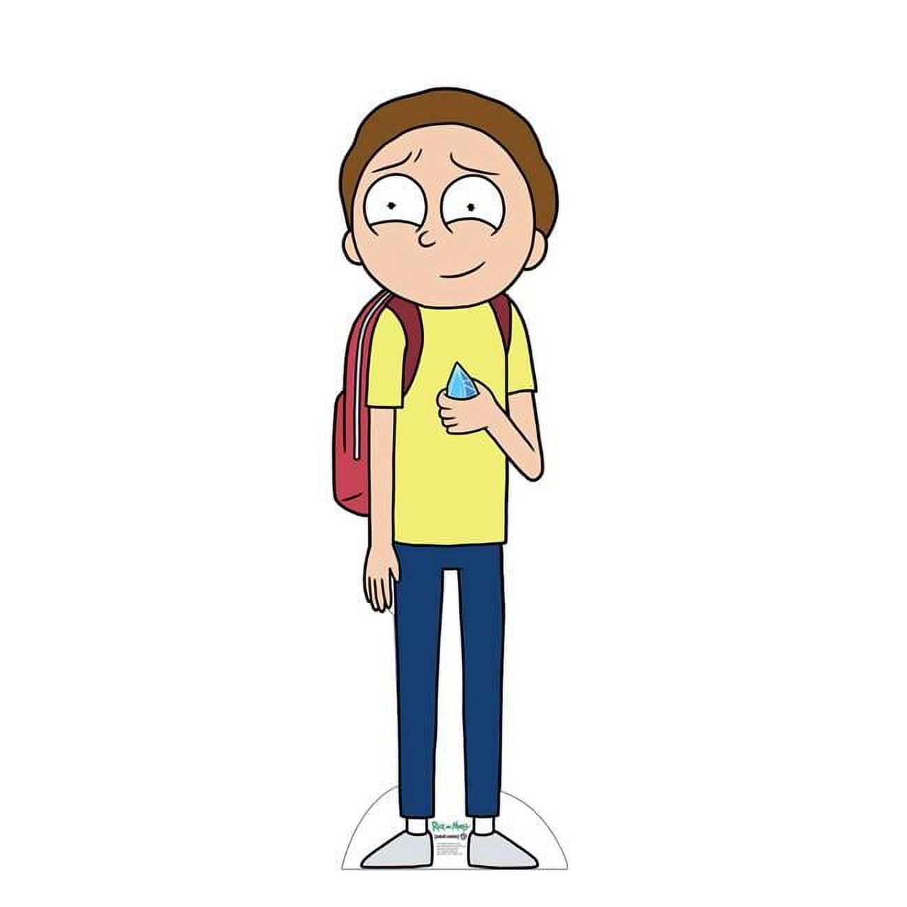 55 x 16 in. Life-Size Morty Death Crystal Cardboard Cutout