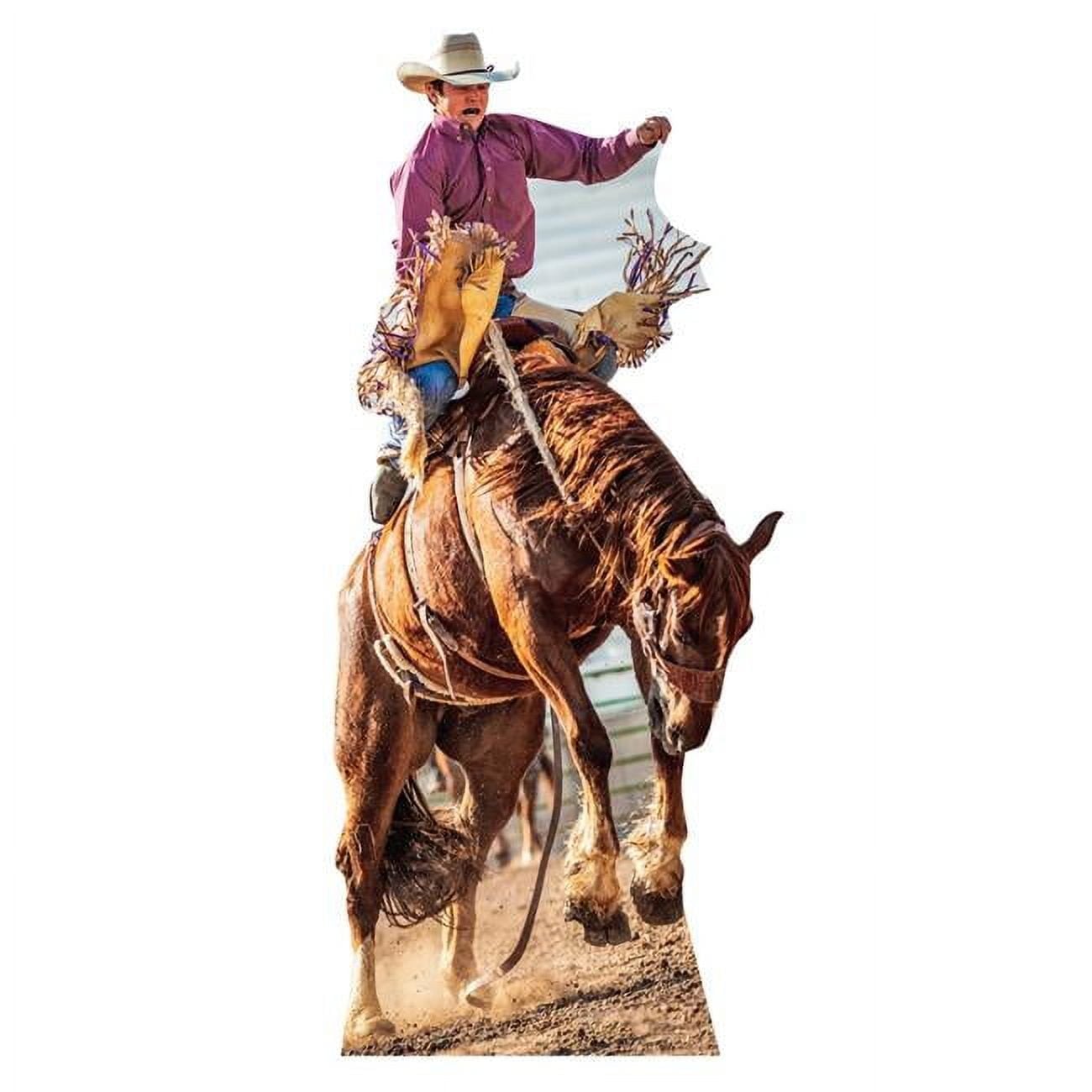 81 x 36 in. Bucking Bronco Life-Size Cardboard Cutout -  GiftsGoneWild, GI3314436