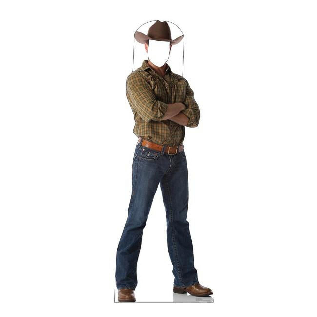 72 x 25 in. Cowboy Life-Size Cardboard Standin