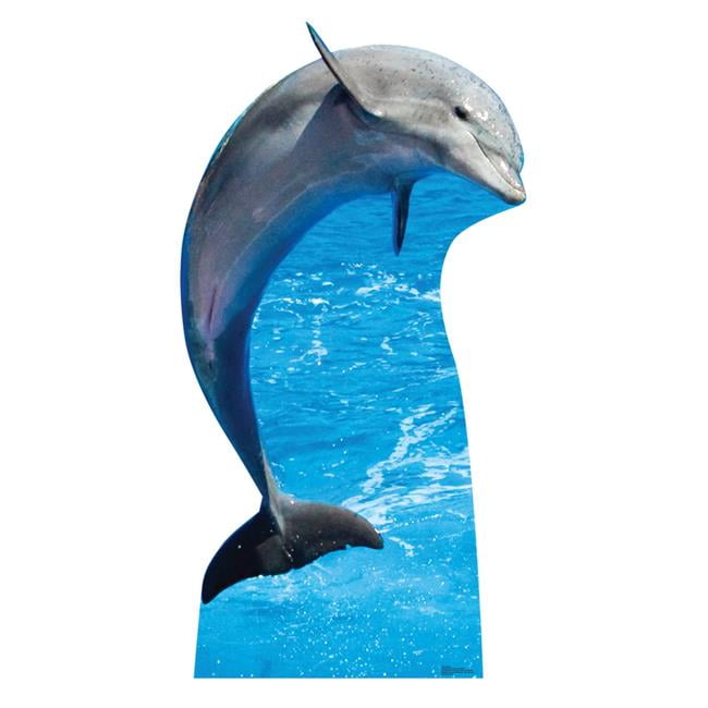 70 x 37 in. Dolphin Life-Size Cardboard Cutout