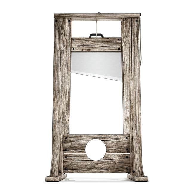 61 x 37 in. Guillotine Life-Size Cardboard Standin