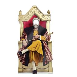 69 x 37 in. Life-Size King Throne Cardboard Standin