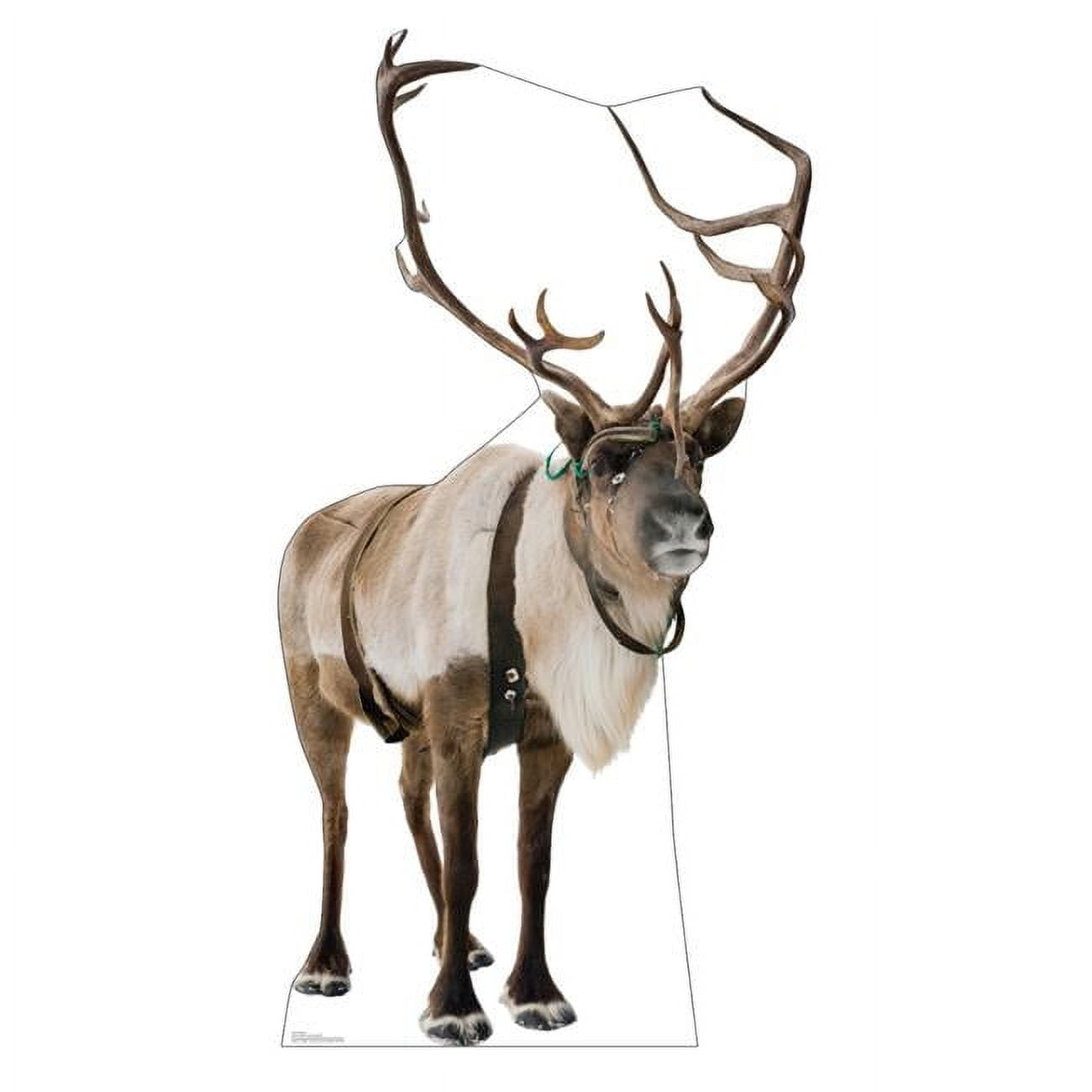 71 x 37 in. Reindeer Life-Size Cardboard Cutout