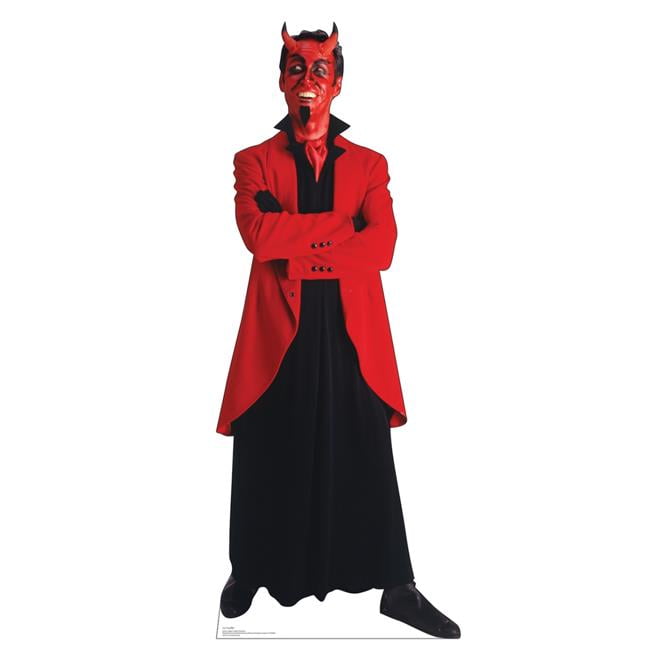 72 x 28 in. Life-Size Lucifer Halloween Cardboard Cutout
