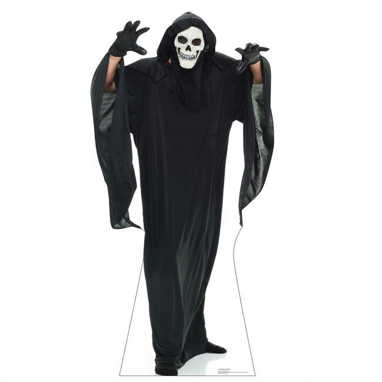 74 x 38 in. Life-Size Skeleton Ghost Cardboard Cutout