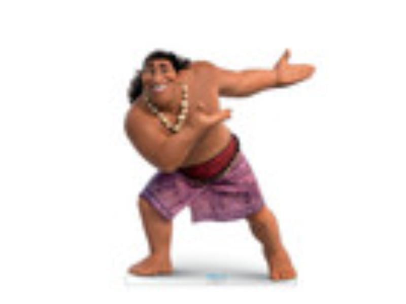 Disney Moana 2 Moni Cardboard Cutout - Life Size - High-Quality Print
