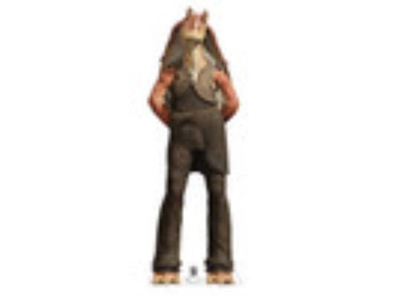 5424 25th Anniversary Phantom Menace Jar Binks Cardboard Cutout - Life Size