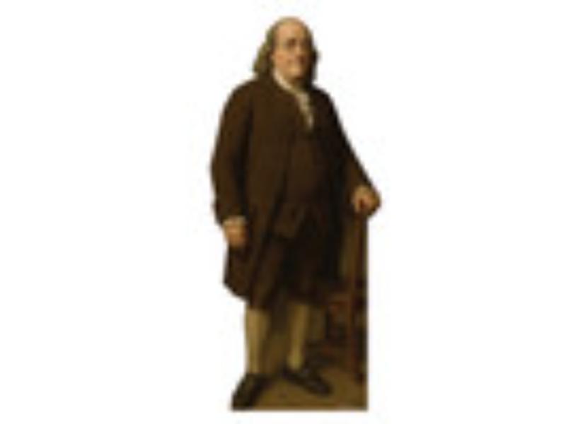 5619 Benjamin Franklin Cardboard Cutout - Life Size