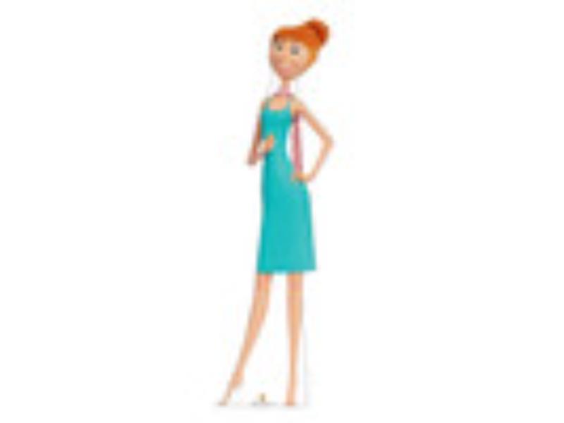 5283 Despicable Me 4 Lucy Cardboard Cutout - Life Size