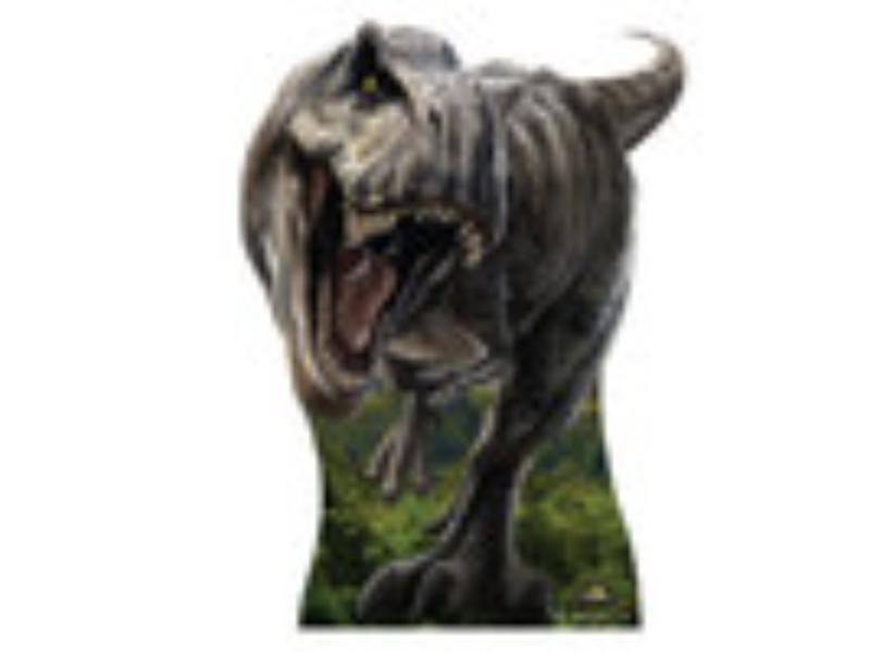 Jurassic World T-Rex Cardboard Cutout - Life Size - High-Quality Print