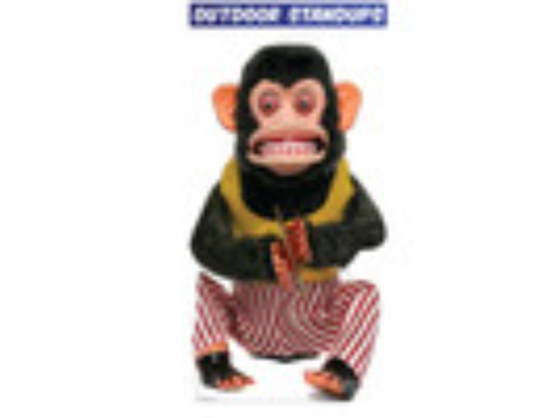 5379 Clapping Monkey Outdoor Cutout