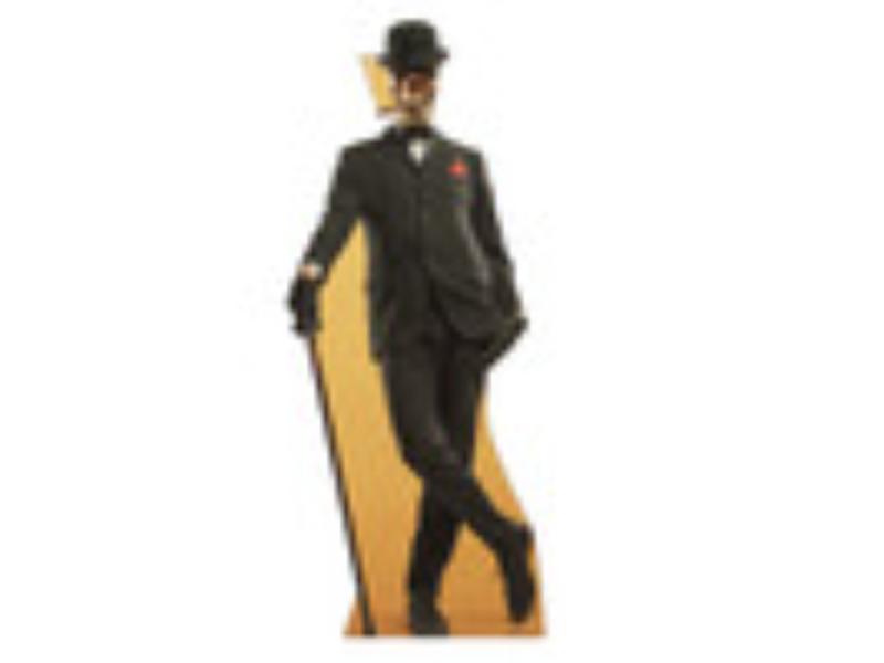 5390 Top Hat Skeleton Cardboard Cutout
