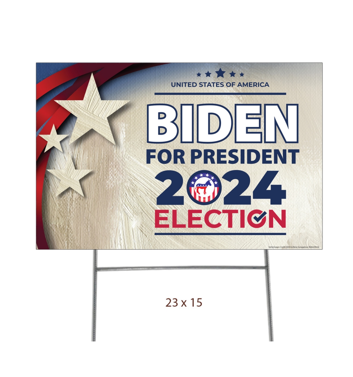 5412 Coroplast Outdoor Biden for President Yard Sign