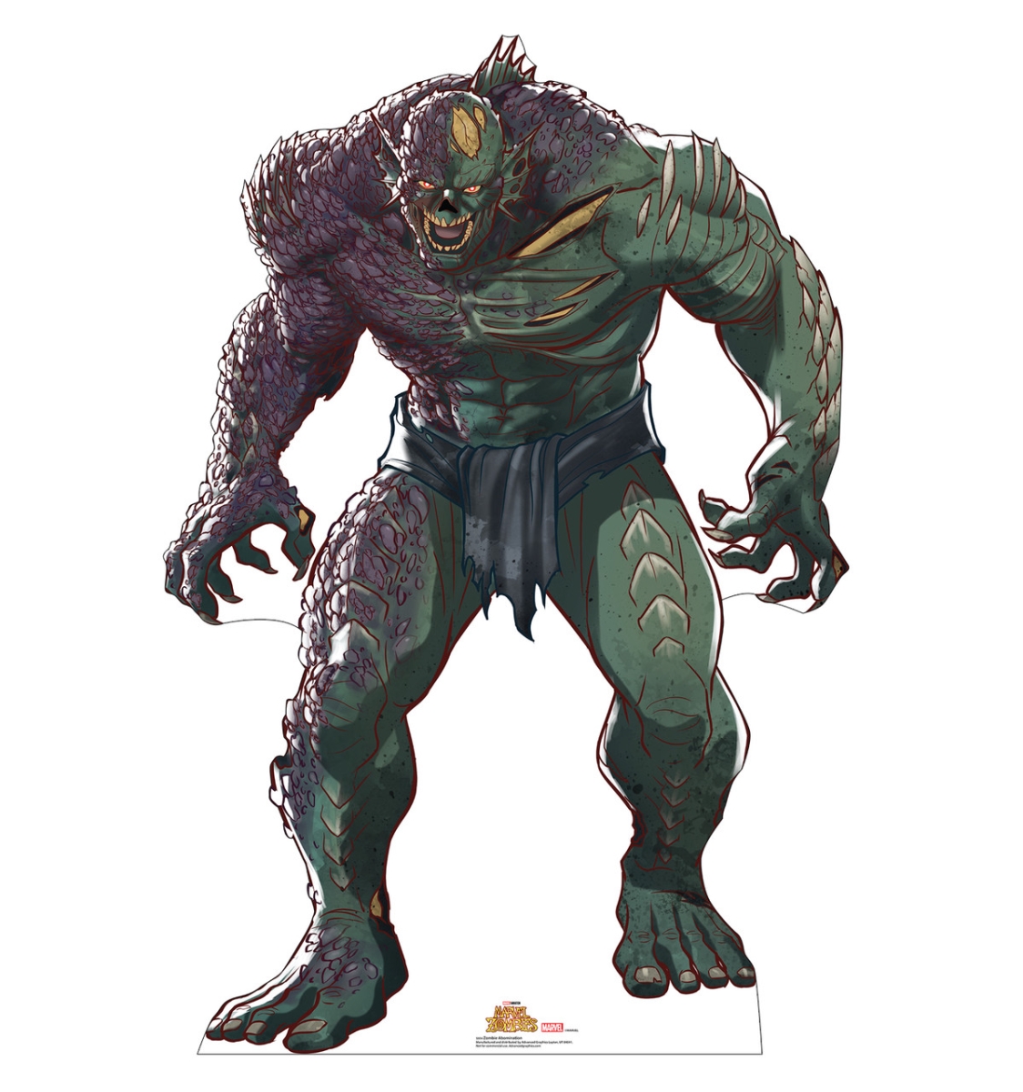 5654 68 x 46 in. Zombie Abomination Life-Size Cardboard Cutout