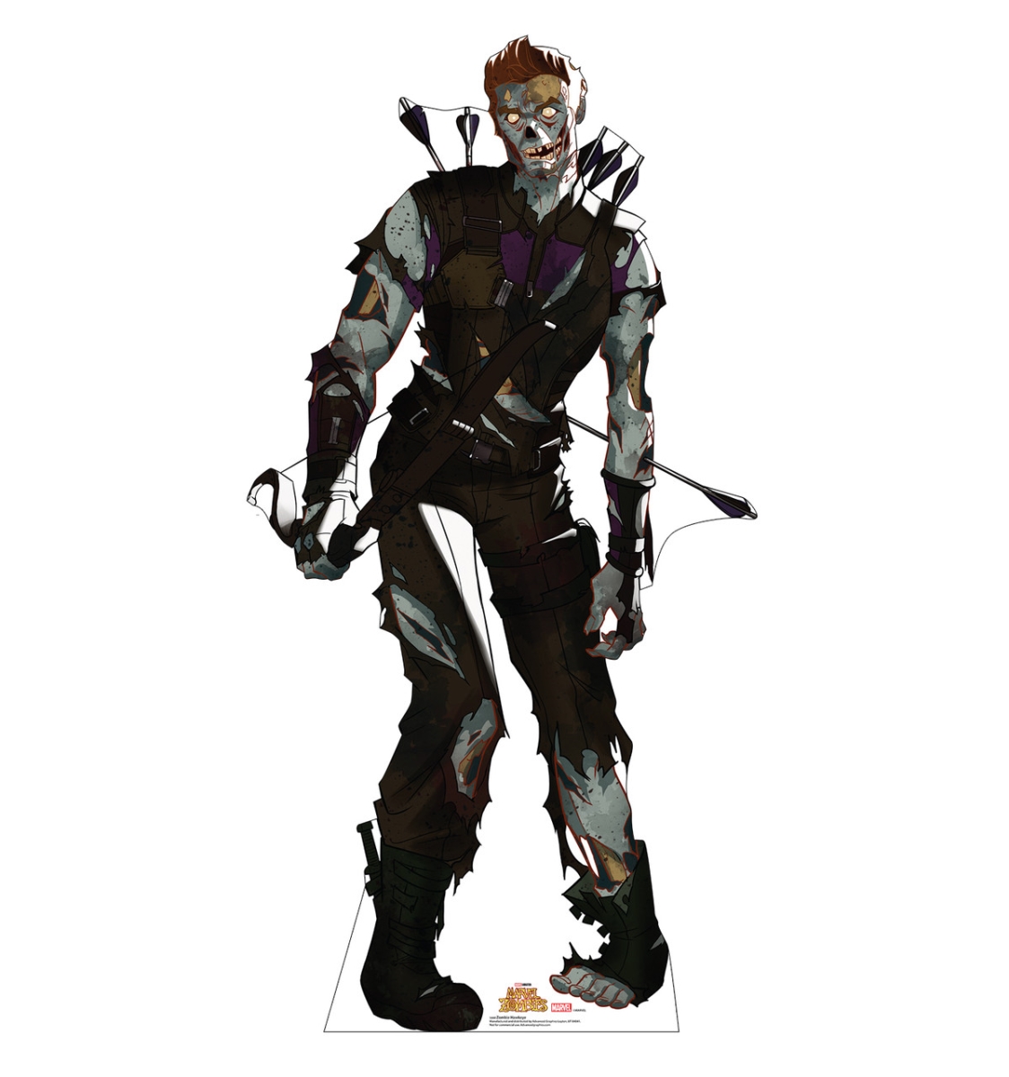 5660 71 x 36 in. Zombie Hawkeye Life-Size Cardboard Cutout