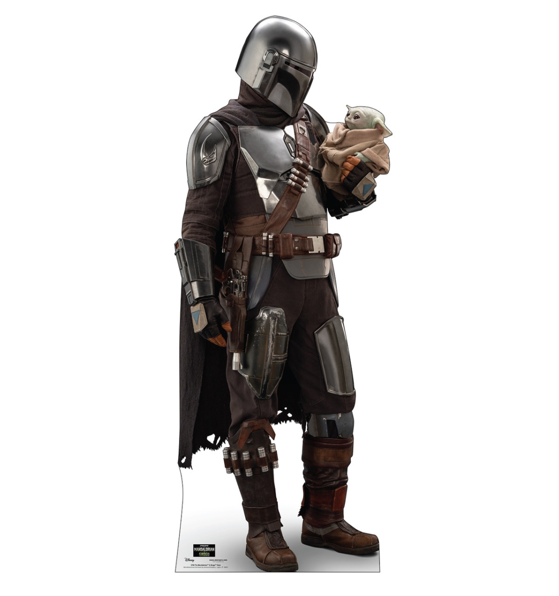 5753 71 x 27 in. The Mandalorian & Grogu Gaze From Mandalorian & Grogu Movie Life-Size Cardboard Cutout Standups