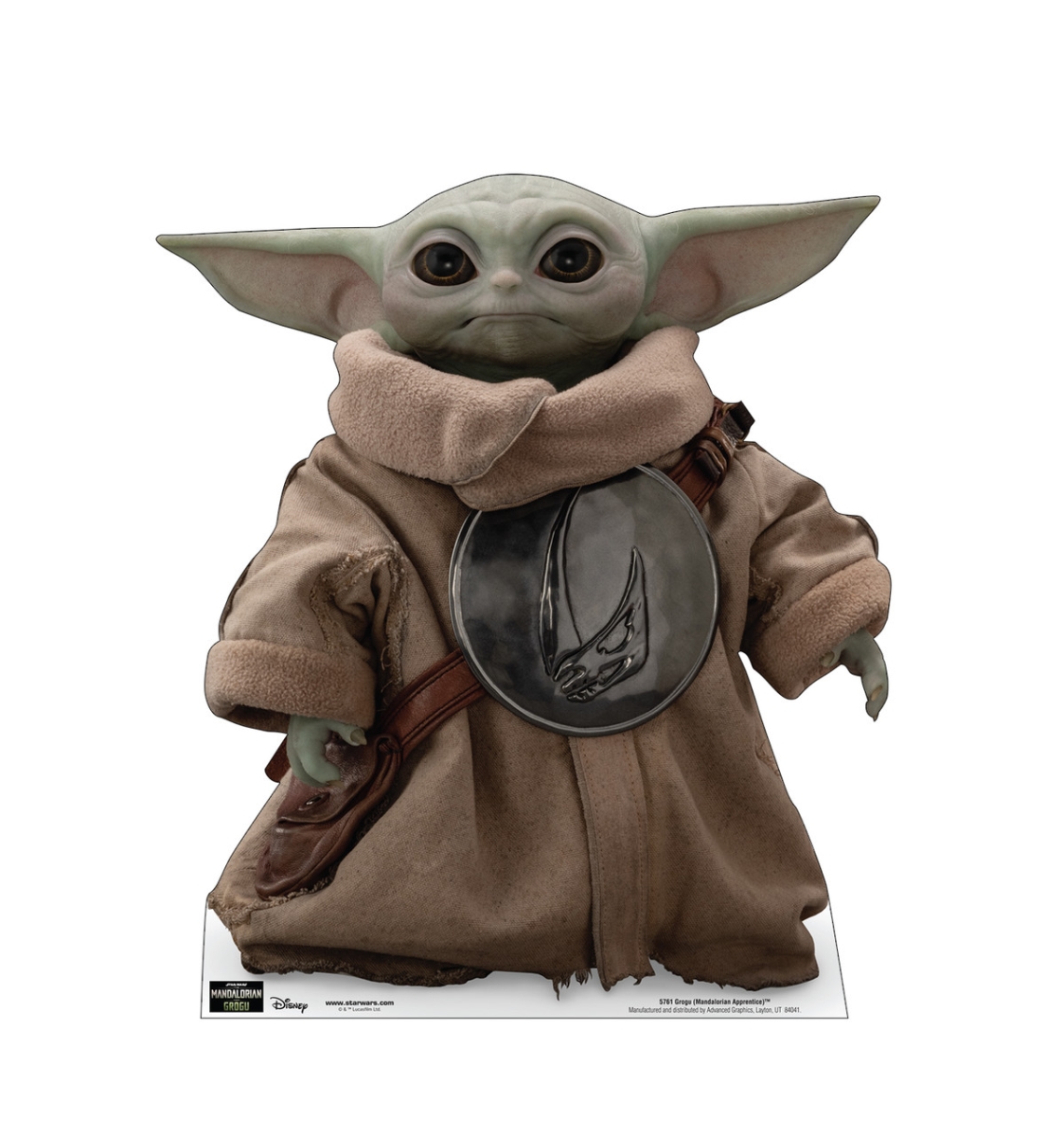 5761 28 x 24 in. Grogu Mandalorian Apprentice From Mandalorian & Grogu Movie Life-Size Cardboard Cutout Standups