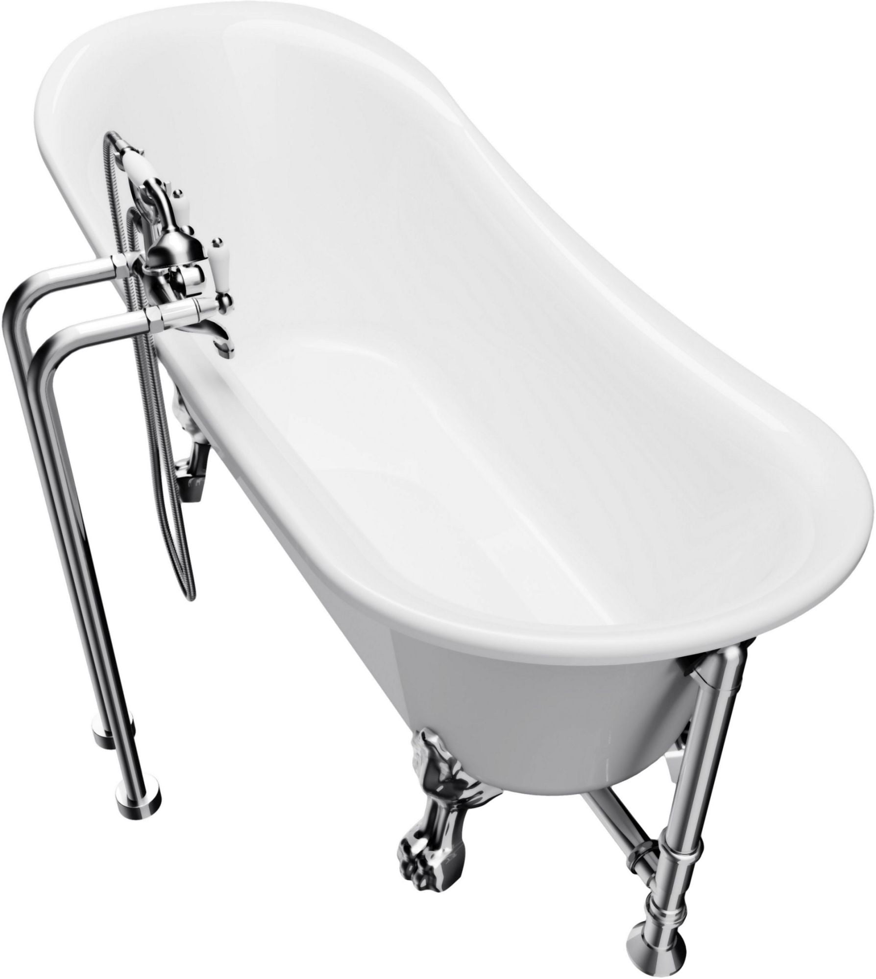 Picture of A&E Bath & Shower BT-830 69 in. Dorya Clawfoot Tub with Faucet