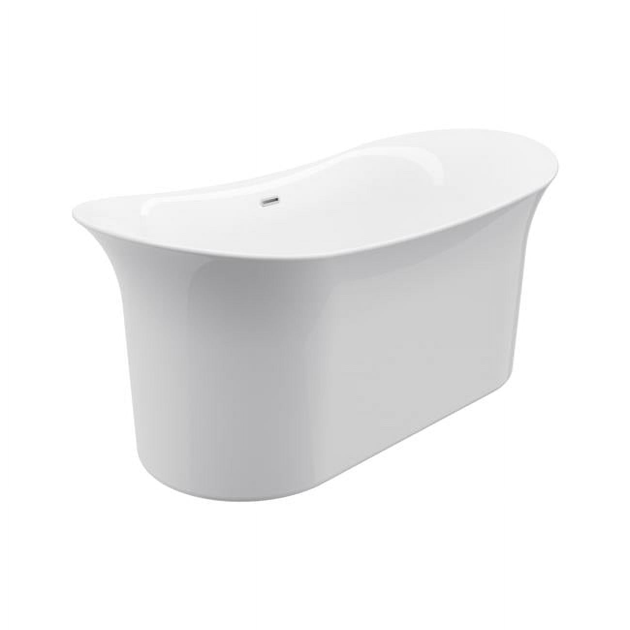Picture of A&E Bath & Shower BT-1088-WHT 66 in. Cyclone Freestanding Bathtub