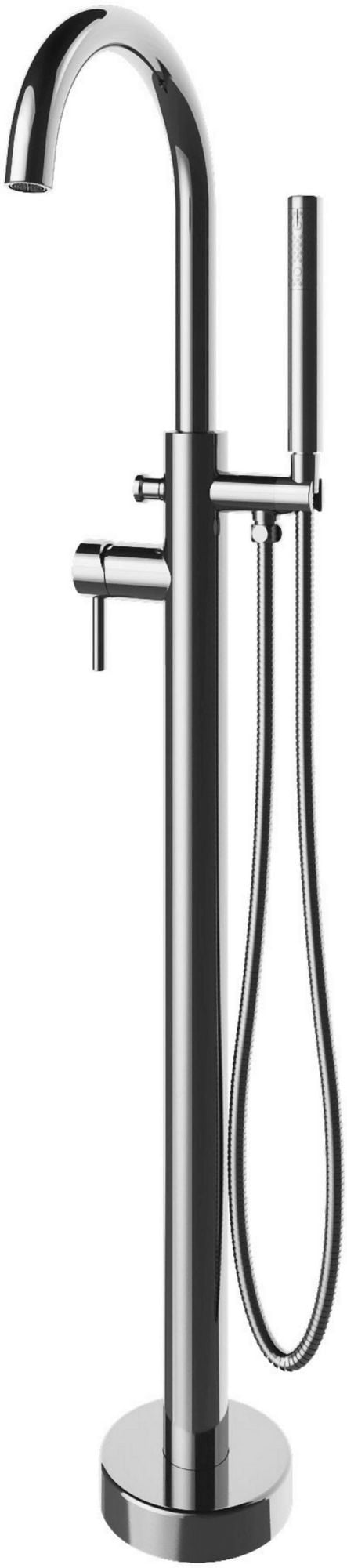 Picture of A&E Bath & Shower FSTF-01-R-CR Milan Freestanding Faucet Round Spout with Polished Chrome Finish