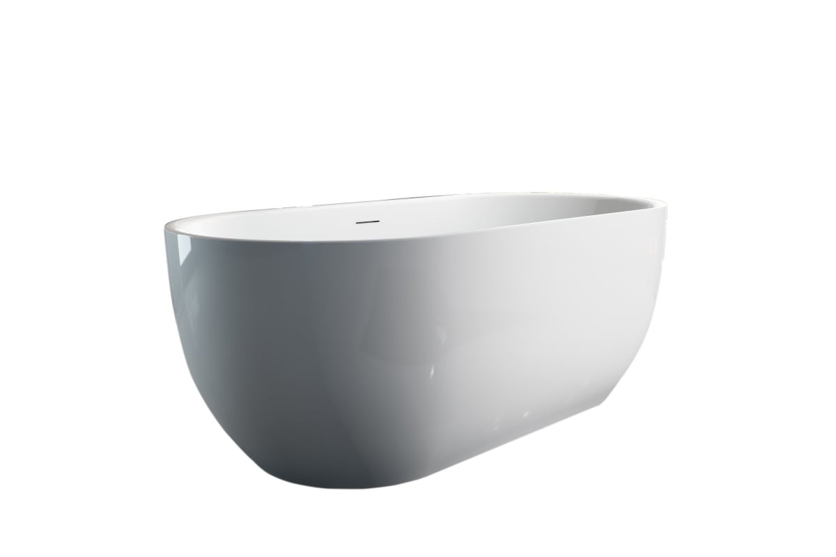 BT-8368-67   Bevier-NF Bathtub in White -  A&E Bath and Shower