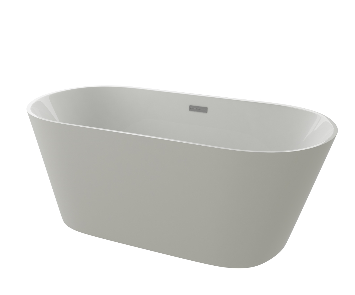 Picture of A&E Bath and Shower BT-860-67 A&E Bath and Shower  Aldine-67 Bathtub in White
