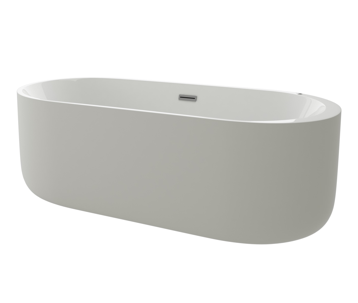 Picture of A&E Bath and Shower BT-601J-67 A&E Bath and Shower  Broxton-NF Bathtub in White