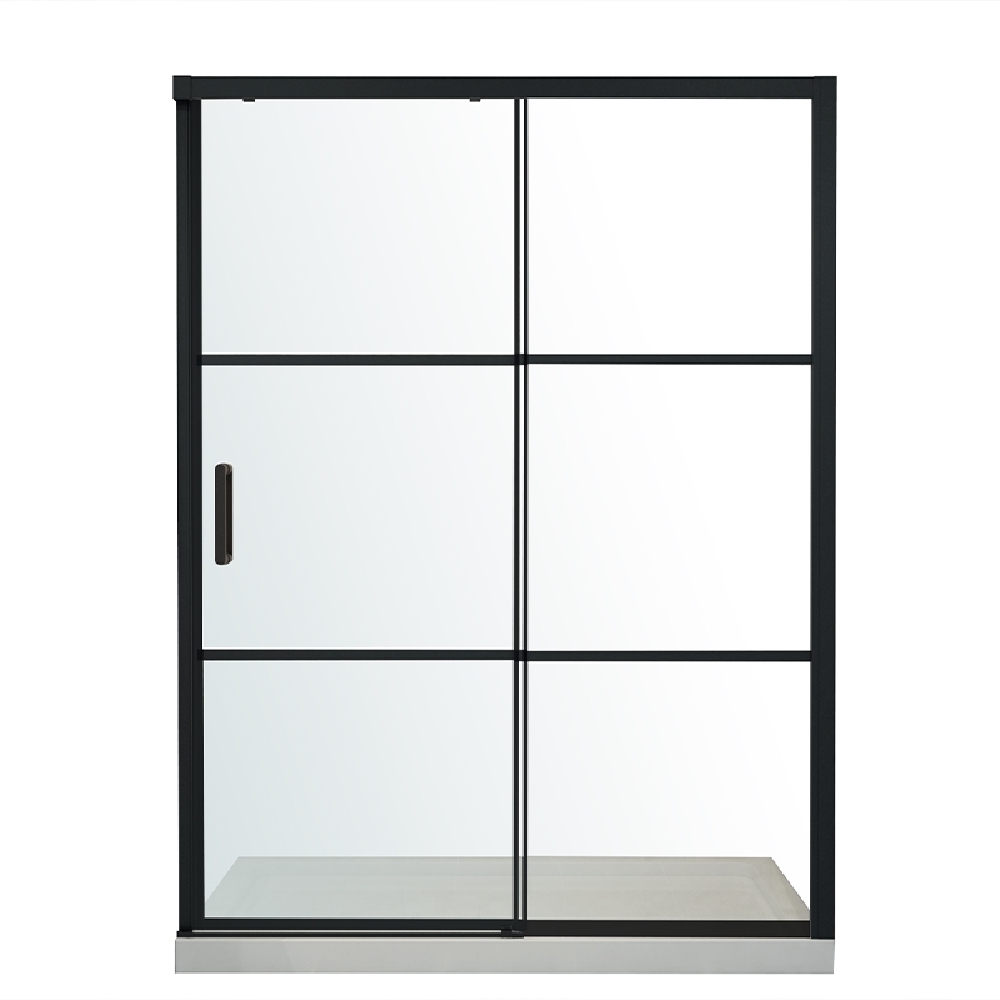 Picture of A&E Bath and Shower SD2-60-BLK A&E Bath and Shower Atlas-60-BLK Shower Door