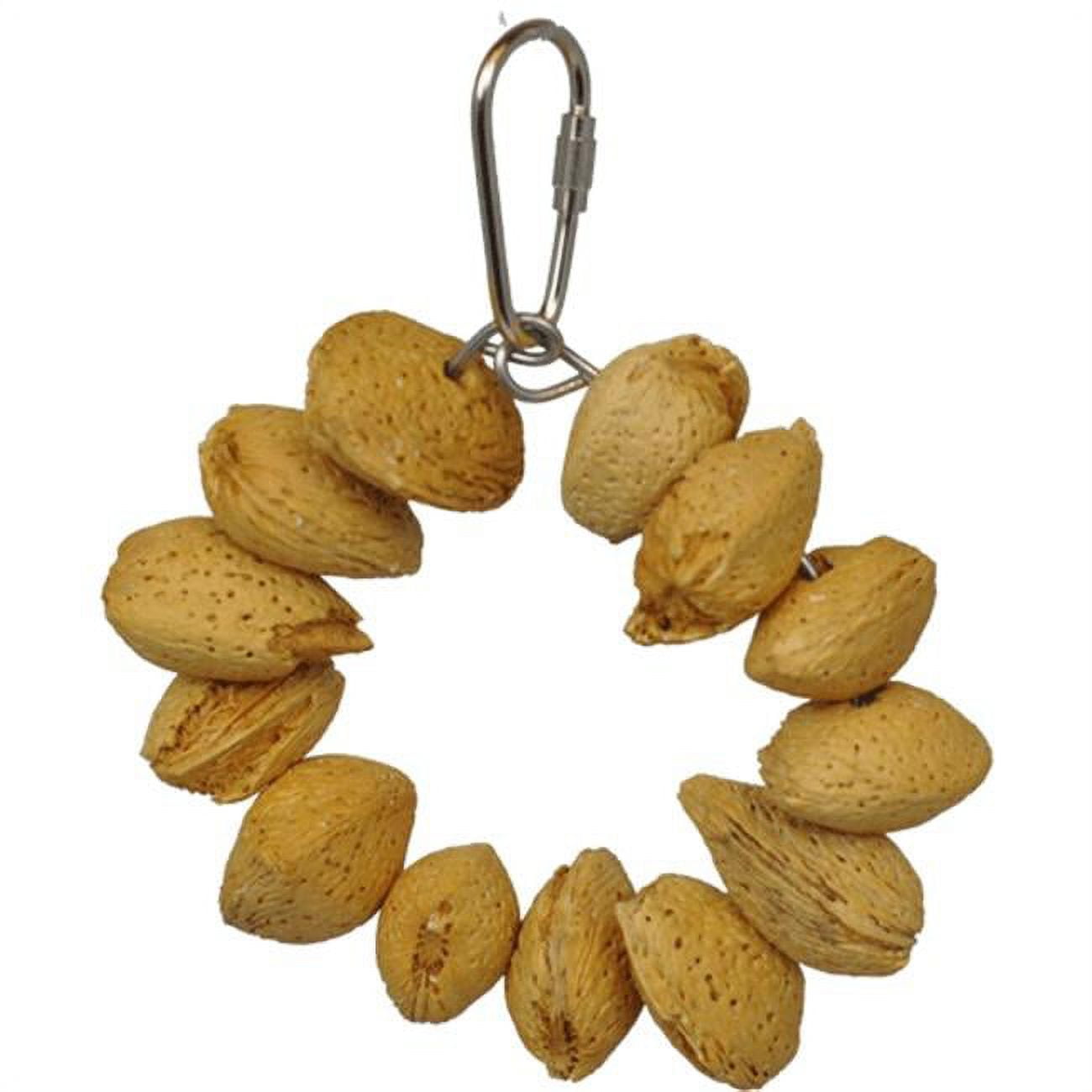Picture of A&E Cage HB893 Almond Nut Ring Jr. Bird Toy