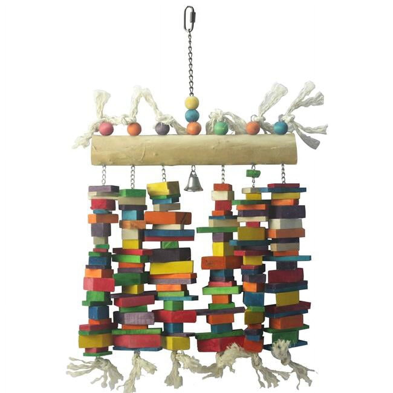Picture of A&E Cage HB01440 16 x 31 in. Wood Block Cluster Bird Toy
