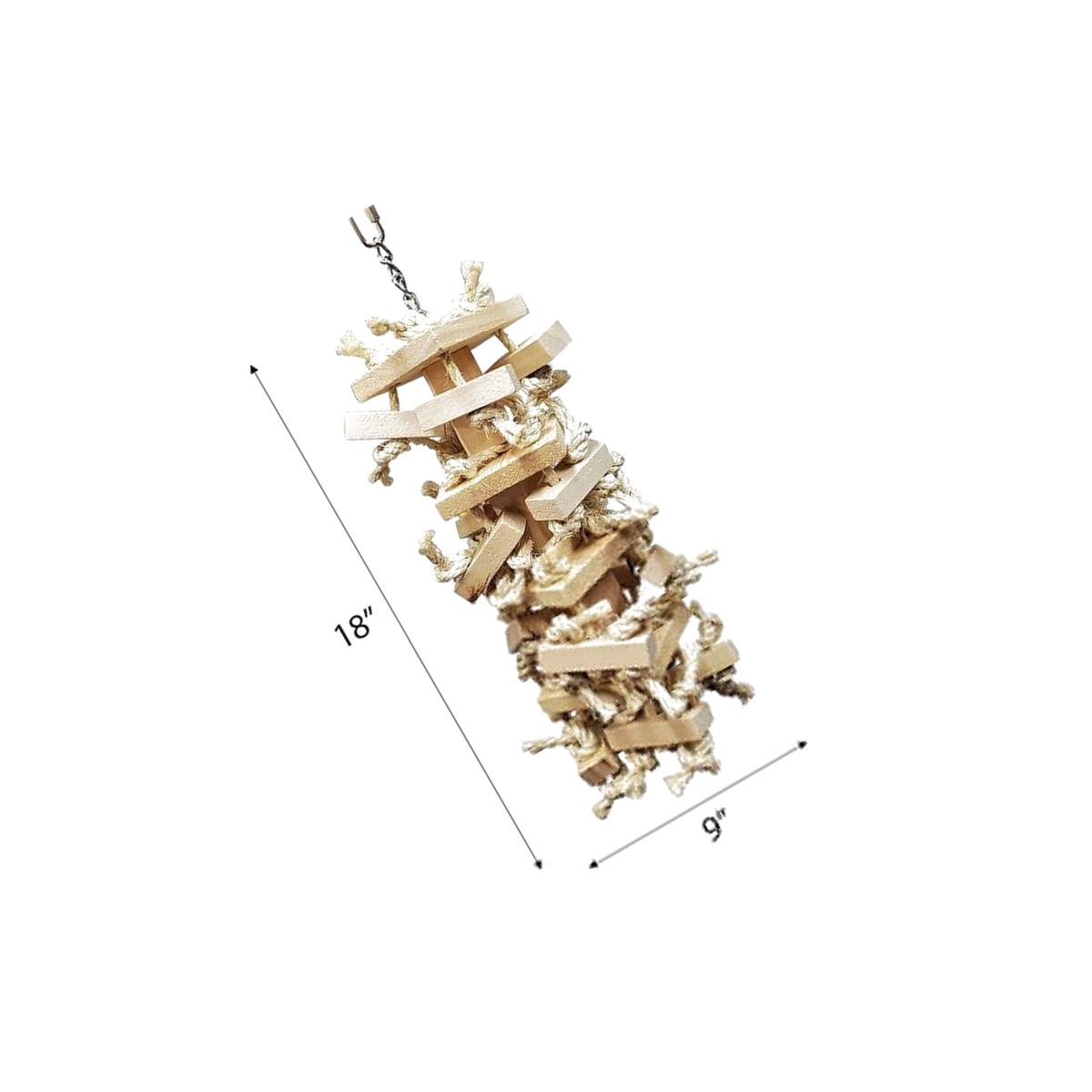 Picture of A&E Cage HB01441 Cluster Blocks Natural Bird Toys - Medium