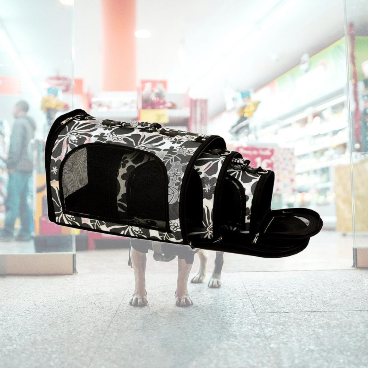 Picture of A&E Cage HB1505S Black 12 x 8 x 8 in. The Excursion Pet Carrier&#44; Black - Small
