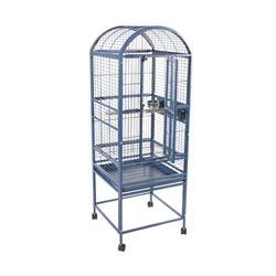 Picture of A&E Cage 9001818 Blue 18 x 18 x 51 in. Dome Top Bird Cage&#44; Small