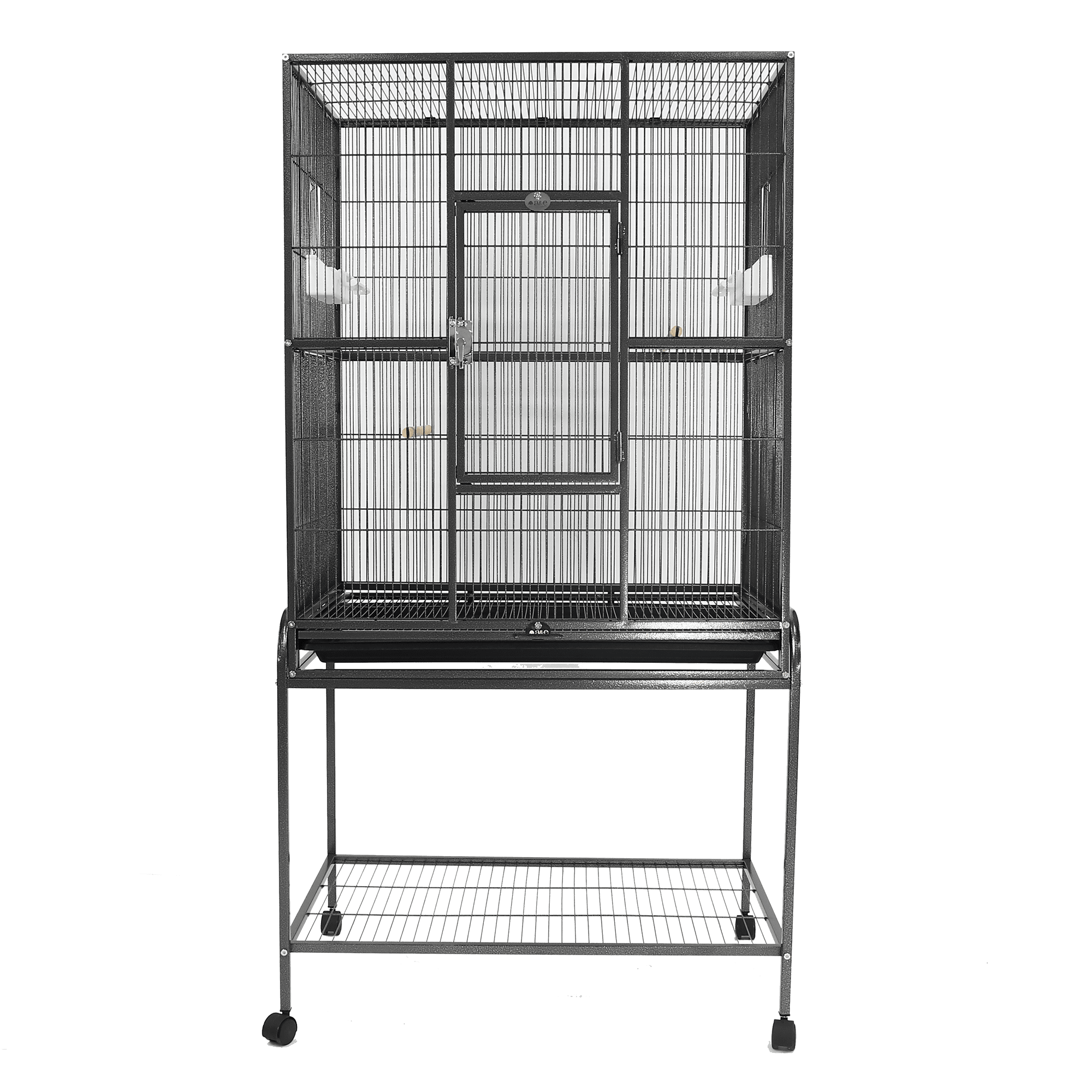 Picture of A&E Cage 13120 Black 31 x 20 in. Flight Cage & Removable Stand with Bottom Shelf&#44; Black