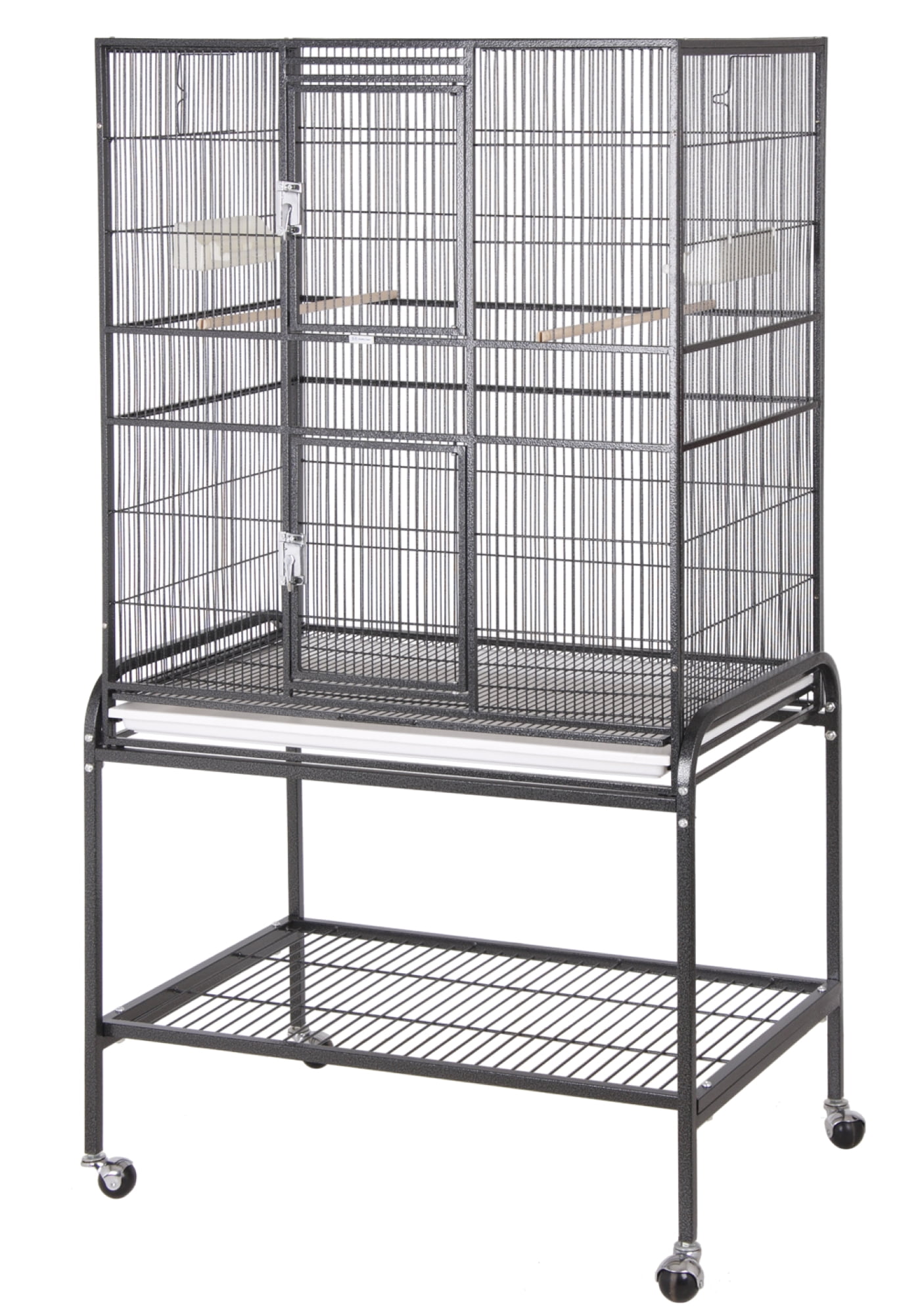 Picture of A&E Cage 13221 HQ Black 32 x 21 in. Flight Cage & Stand with Double Front Door&#44; Black