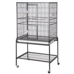 Picture of A&E Cage 13221 HQ White 32 x 21 in. Flight Cage & Stand with Double Front Door&#44; White
